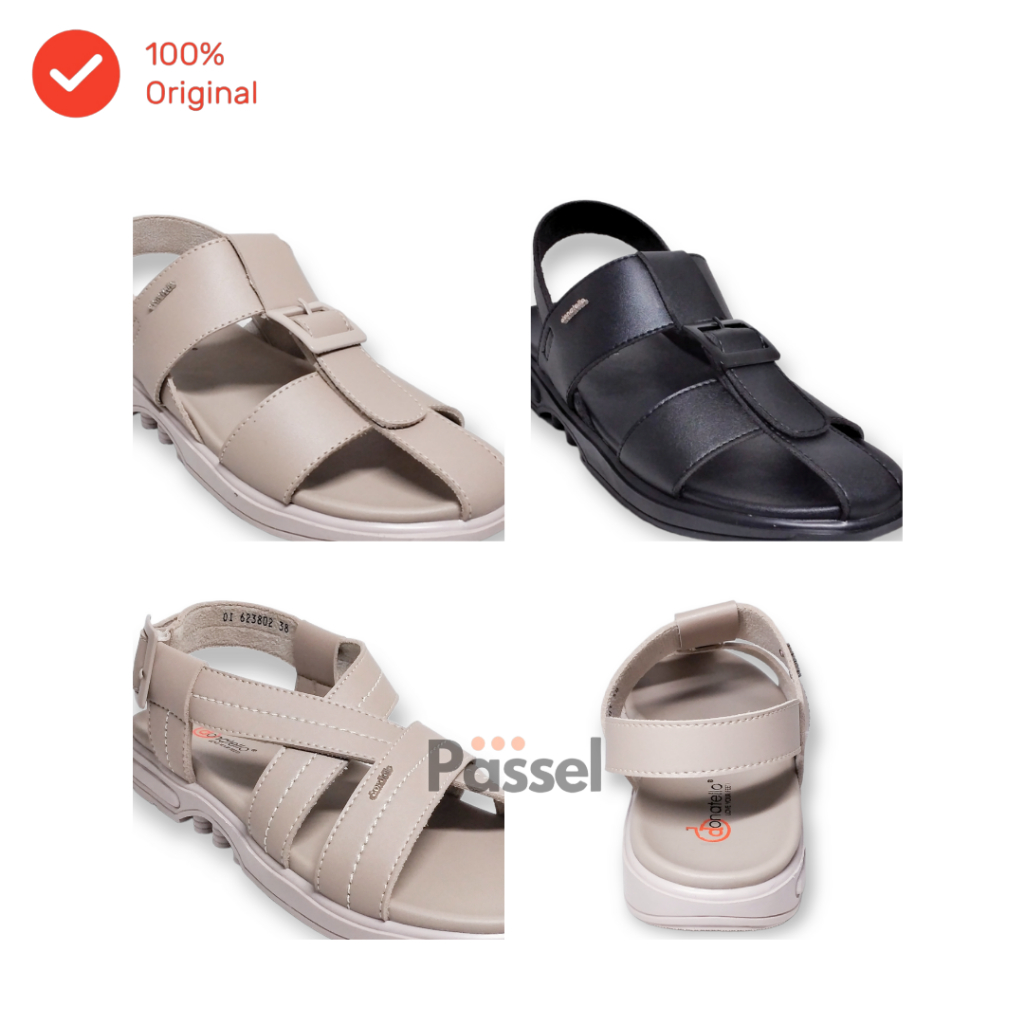 Donatello Sz 36-40 Sepatu Sandal Slip On  Kasual | OI623801 / OI623802