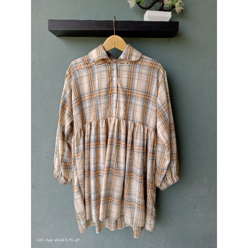 Tunik Renjun Tunik Flanel Import Tunik Busui