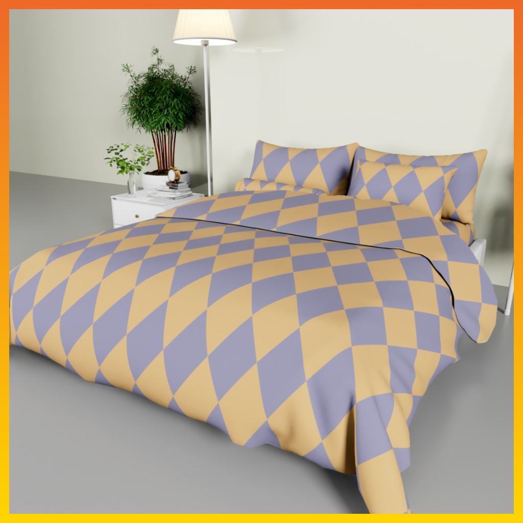 Selimut Katun Halus Bedcover Full Cutton Aesthetic Termurah Terlaris Bedcover ukuran 120 160 180 Bahan Halus Premium WHFURNITURE