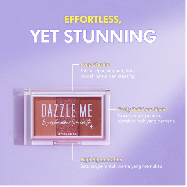 DAZZLE ME Mascara | Eyebrow | Eyeliner | Eyeshadow | ❤ jselectiv ❤ Kosmetik Mata DAZZLE ME - ORI✔️BPOM✔️MURAH✔️COD✔️