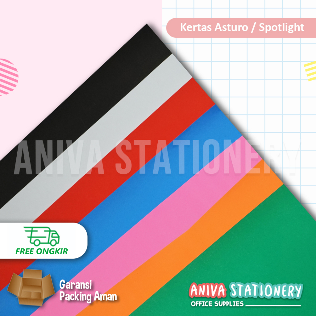

KERTAS PAPER SPOTLIGHT WARNA WARNI ALA ASTURO MERK GUPPY