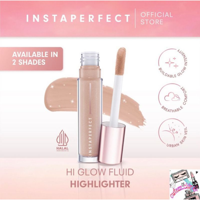 ☃️Cutezz_Ching1☃️Wardah Instaperfect Hi Glow Fluid Highlighter 6 ml