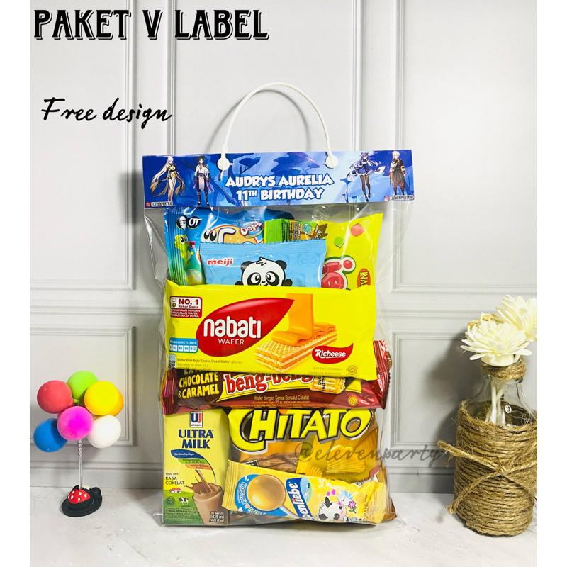 

Paket snack ulang tahun V / souvenir ulang tahun / goodiebag ulang tahun anak
