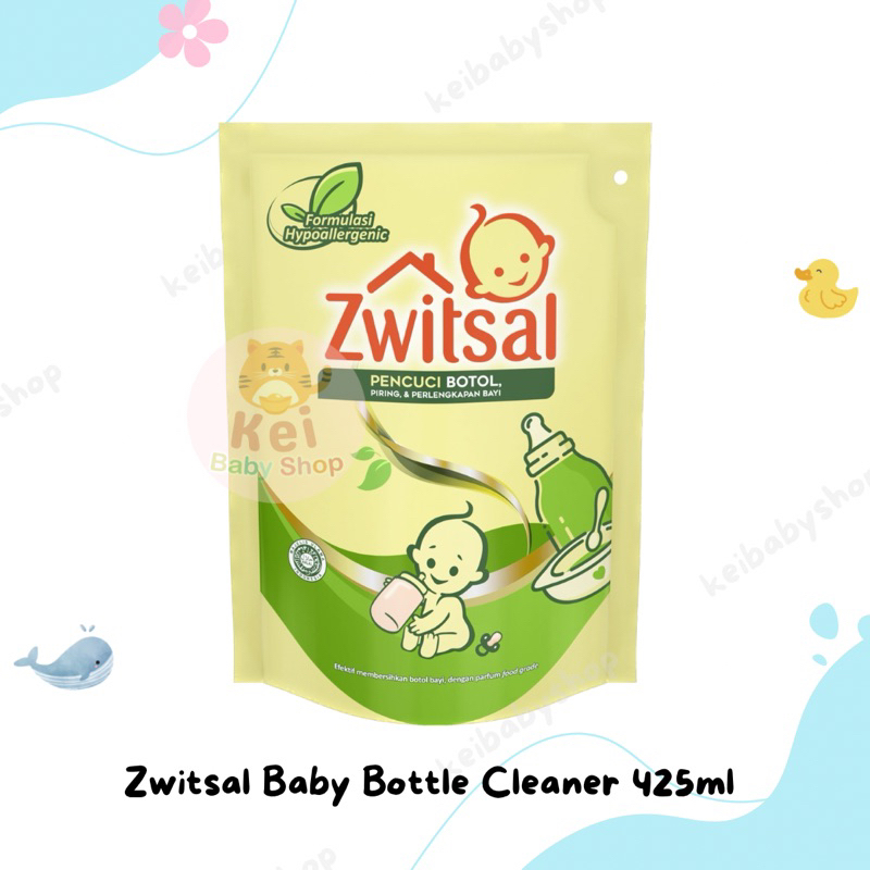 Zwitsal Baby Bottle Cleaner 425ml Sabun Pencuci Botol Bayi