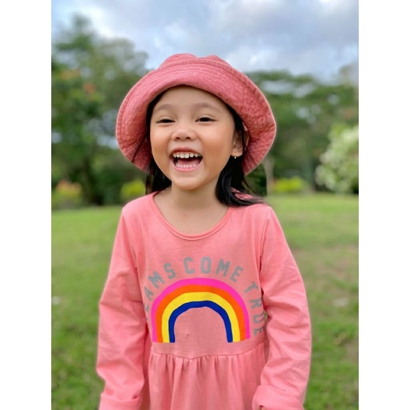 Gamis Ataya 1-10 Tahun dengan Kaos Premium Smilee Pakaian Muslim Anak