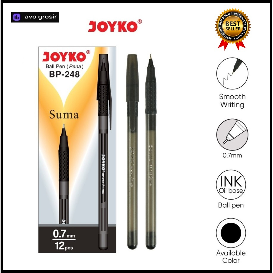 

Pulpen Hitam Joyko Suma Ballpoint Pen Murah