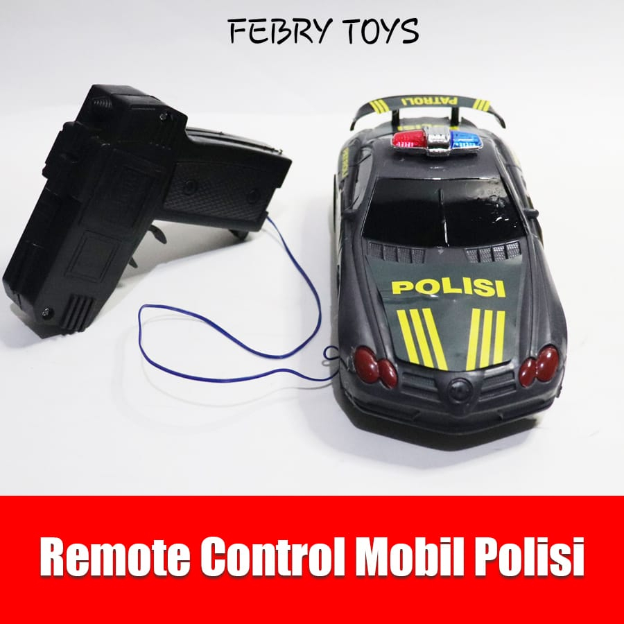 Mainan Anak Mobil Polisi Remote Kabel Mainan Mobil Mobilan RC Polisi Kabel Murah