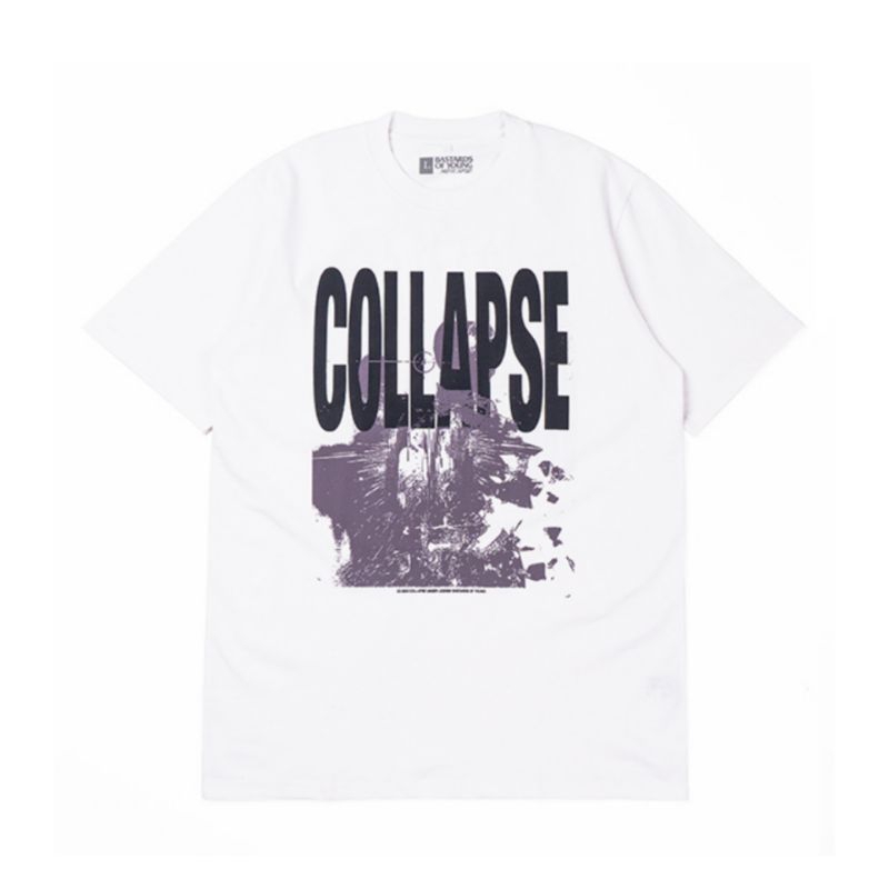 Ready Stock - Tshirt BASTARDS X COLLAPSE - VIOLET - Bastards Of Young Limited Edition