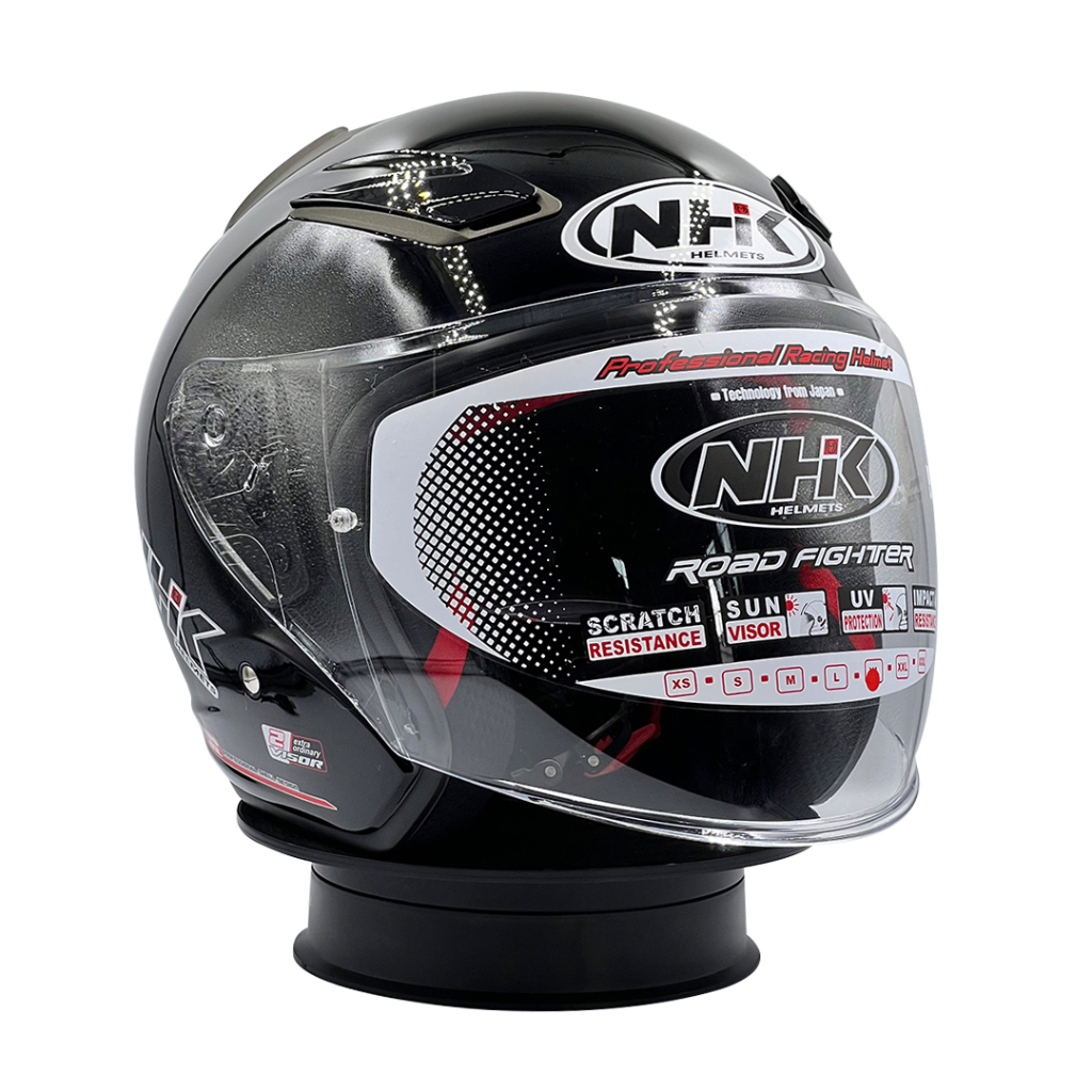 Helm NHK R1 Solid Black