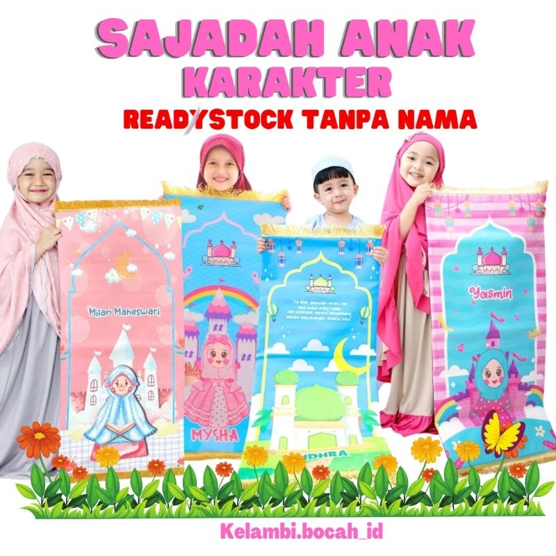 READYSTOCK Sajadah Anak Karakter | Sajadah Karakter | Sajadah Anak Lucu