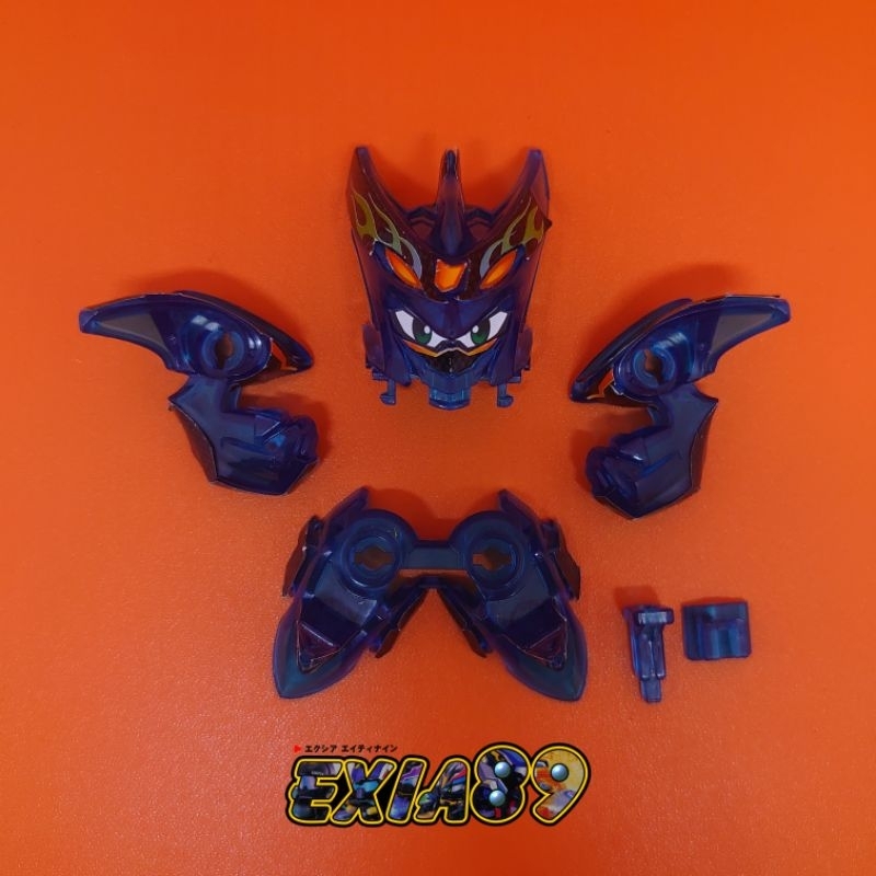 Cross Fight B Daman CB23 - Lightning Dracyan Clear Body Takaratomy