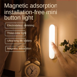 SUKSES-Lampu Led Dingding Magnet Lampu LED Magnetic Portable Tempel Meja Belajar Dinding HT-3-Lamp Multifungsi Emergency -Lampu 28 LED HD12