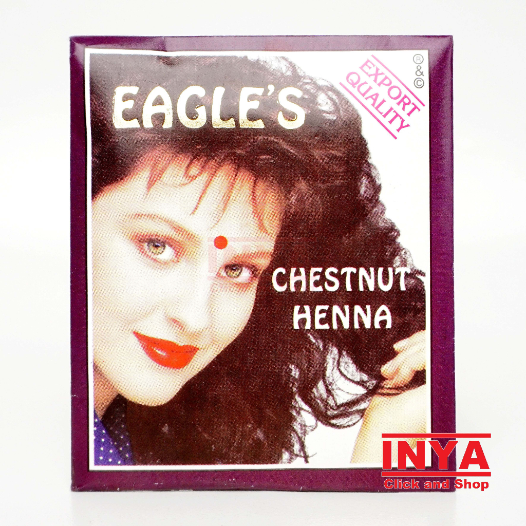 Eagles Chestnut Henna Hair Dye 10x6 Bungkus / BOX - Semir Rambut