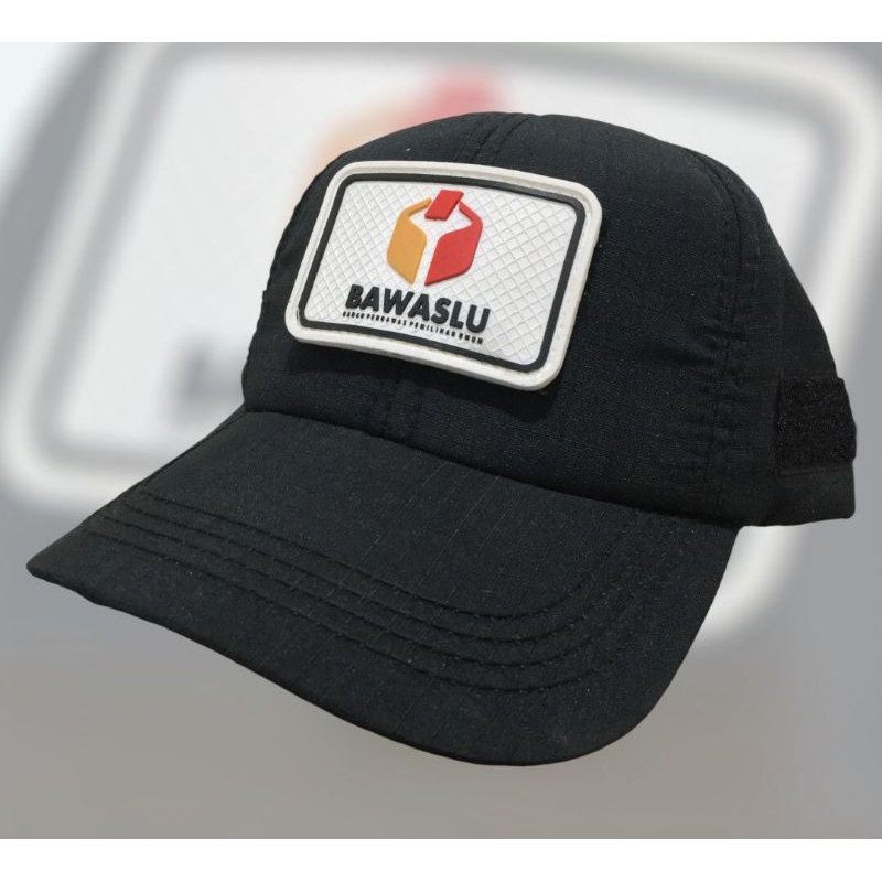 Topi tactical coak logo bawaslu velcro