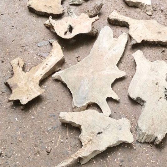 potongan kayu jati erosi/ rusty teak wood