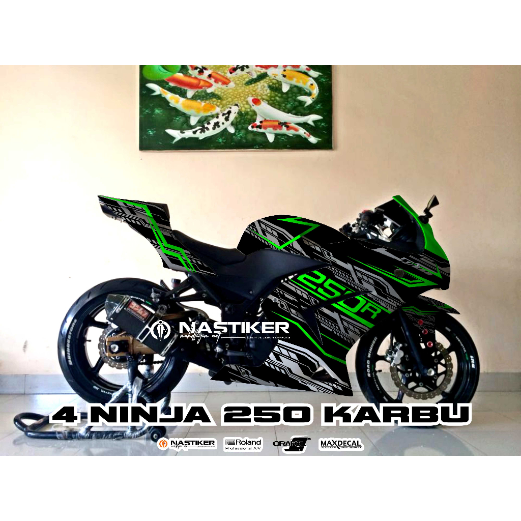 DECAL NINJA 250 KARBU FULL BODY - DECAL NINJA KARBU VARIASI ROBOT