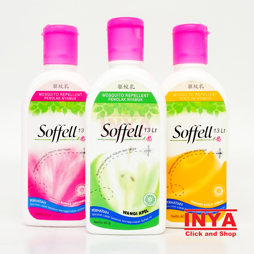 Lotion Nyamuk Soffell 13 Lt - Obat Nyamuk Lotion - Mosquito Repellent