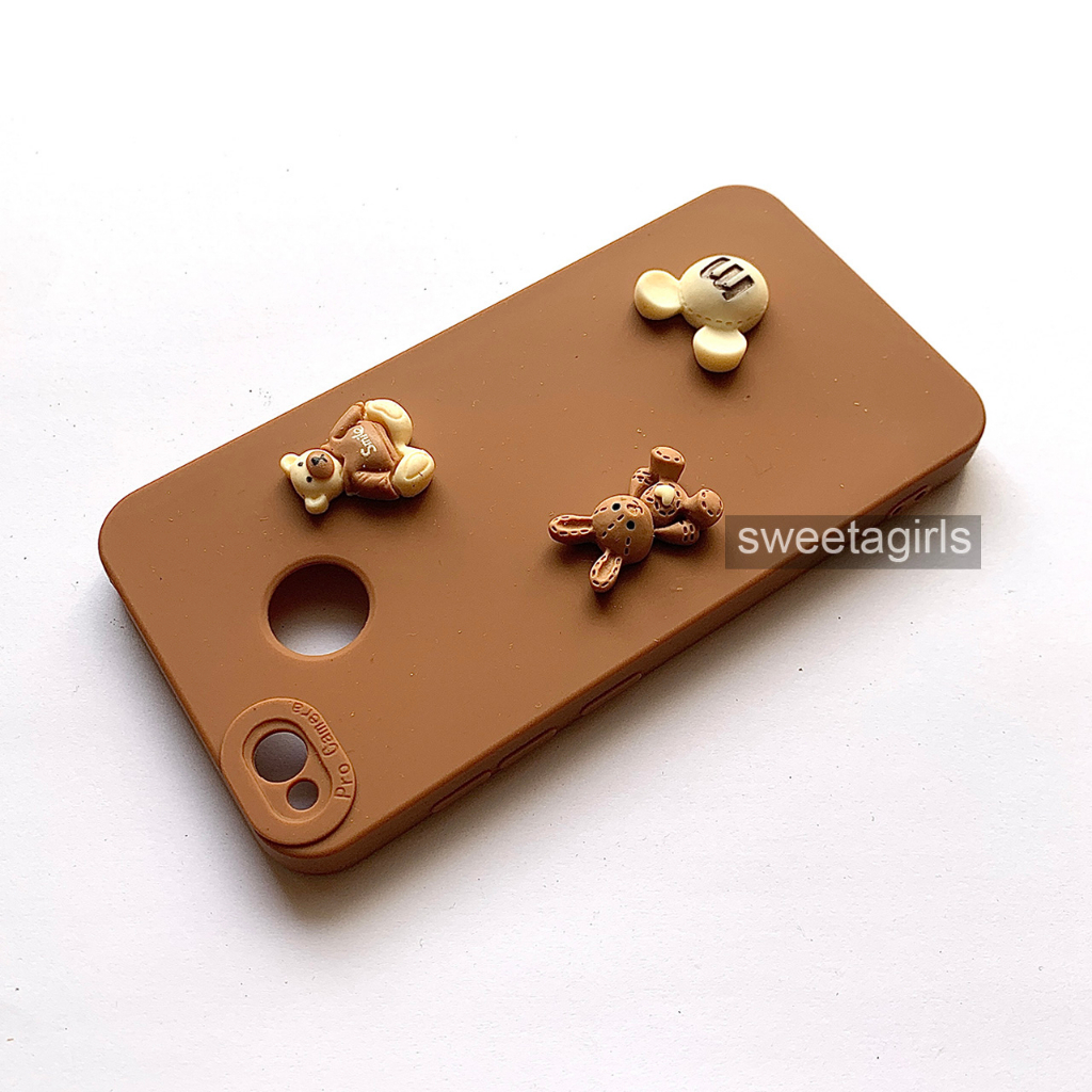 Softcase dengan boneka Timbul 3D untuk Xiaomi Redmi 4x - Sweetacase.id - Casing Lucu - Kesing Cewek - Casing Lembut - Aksesoris Boneka Timbul - Case Bening - Lucu - Gemoy