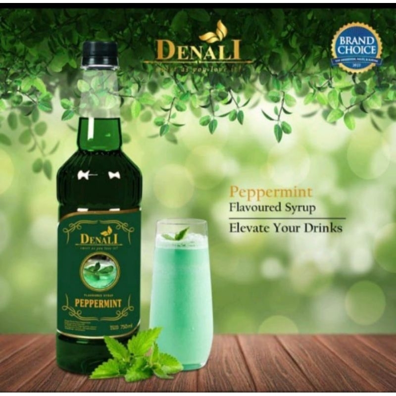 

sirup peppermint denali 750ml / repack sample 100ml