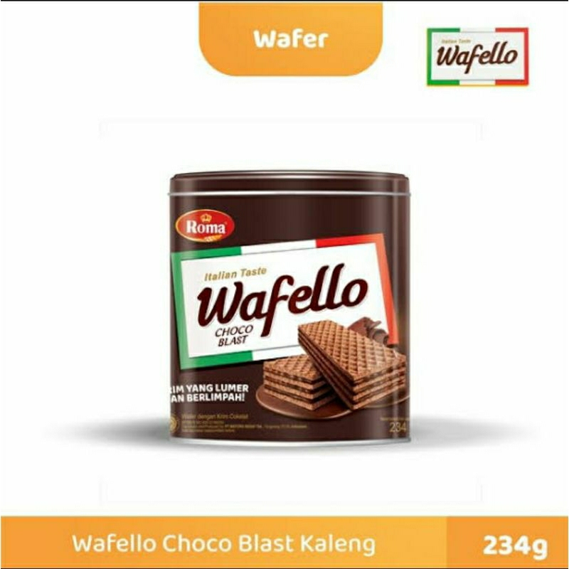 

Wafello choco kaleng 234gr