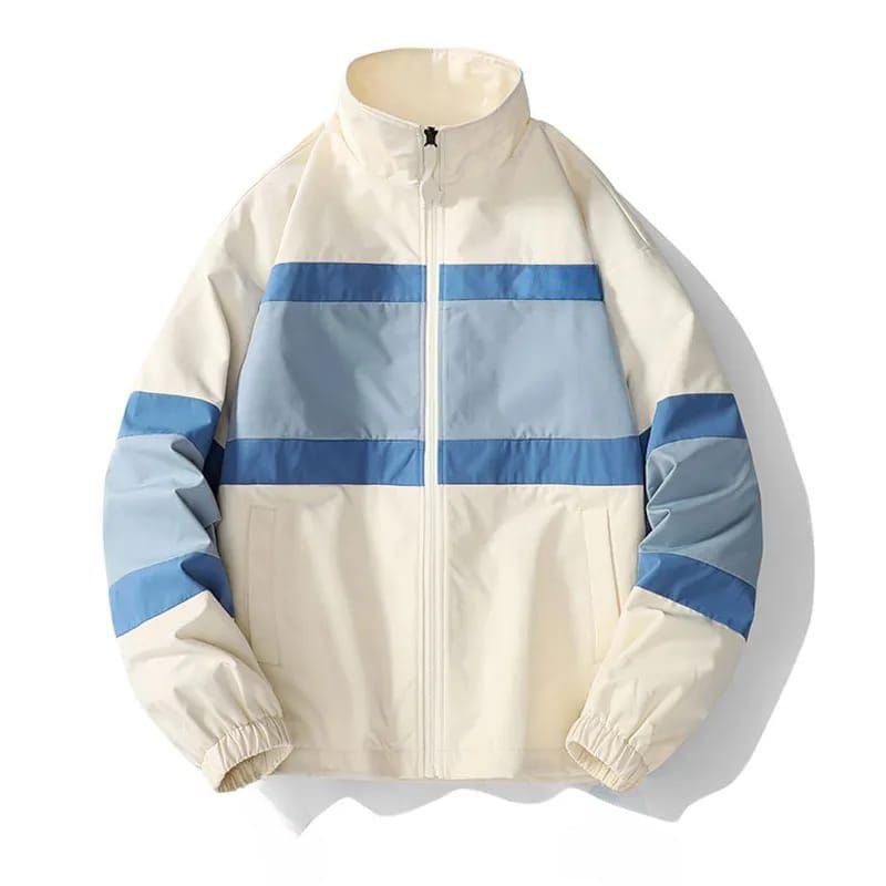 VARSITY JAKET VINTAGE SOFT PARASUT WATERPROOF JAKET PRIA