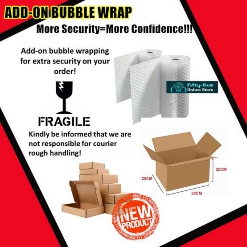 

BOX DAN BUBBLE WAJIB YA