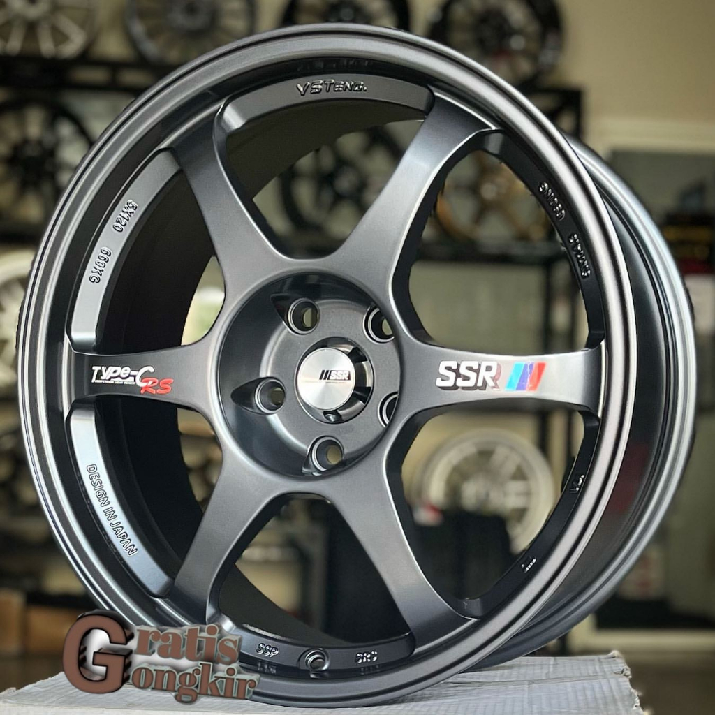 VELG MOBIL SSR Type C RING 18 Lebar 8.5 ET 38 VELG R18 RACING HRV,XPANDER,INNOVA