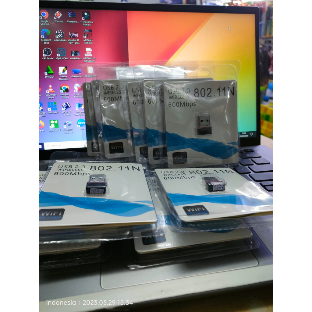 wireles n nano usb adaptor totolink n150usm garnsi 3 tahun /usb wifi