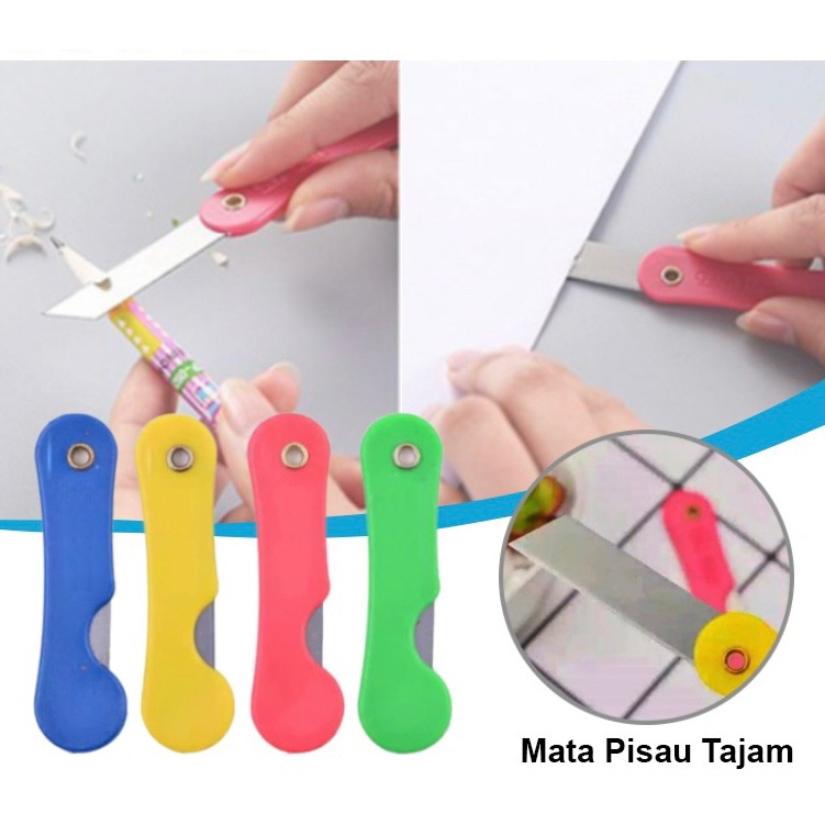 Pisau cutter mini lipat