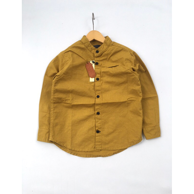 KEMEJA KOKO MUSTARD (PREMIUM)