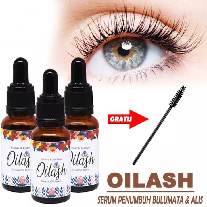 Pemanjang bulu mata dan Alis  Oilash ( free sisir bulu mata )