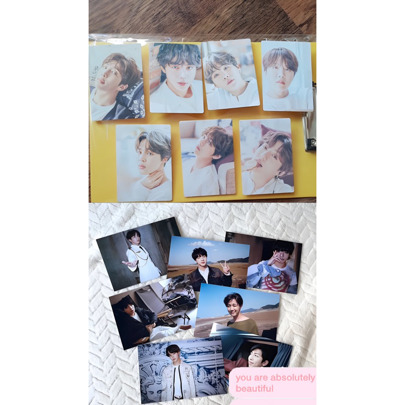 BTS ONEUL UNRELEASED PHOTO CLIPBOARD PHOTOCARD OFFICIAL RM NAMJOON JIN SEOKJIN YOONGI SUGA JIMIN TAE