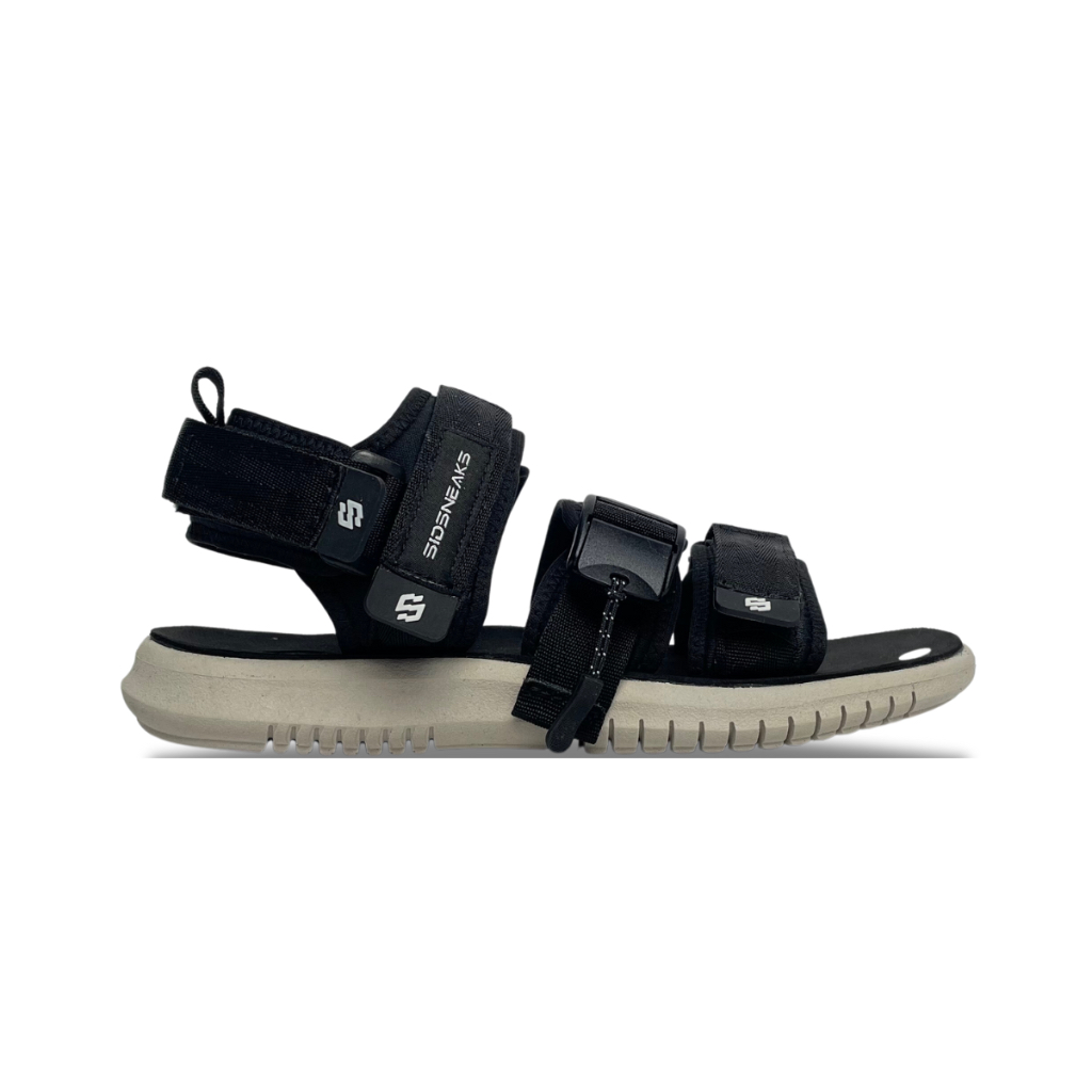 SIDSNEAKS - Ergo Black  - Sandal Gunung Pria Wanita Sandal Traveling Pria