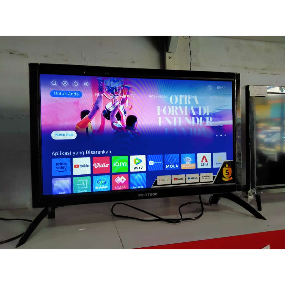 LED Smart TV Lite Polytron 24CV1869 24 Inch Garansi Resmi