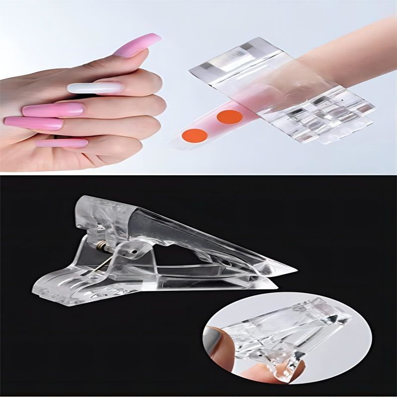 10pcs Nail Clipper Set Penjepit Kuku Nail Art Clip Polygel Klip Penjepit Kuku Palsu Nail Art Tools