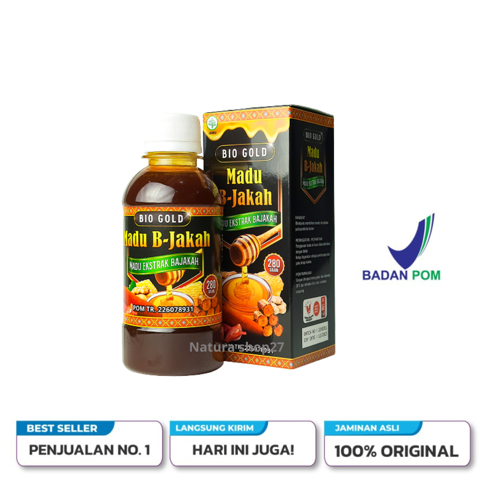 Madu Bajakah BIO GOLD | B - JAKAH Bio gold Plus Bawang Dayak Buah Merah Papua Obat Herbal Kanker Asm