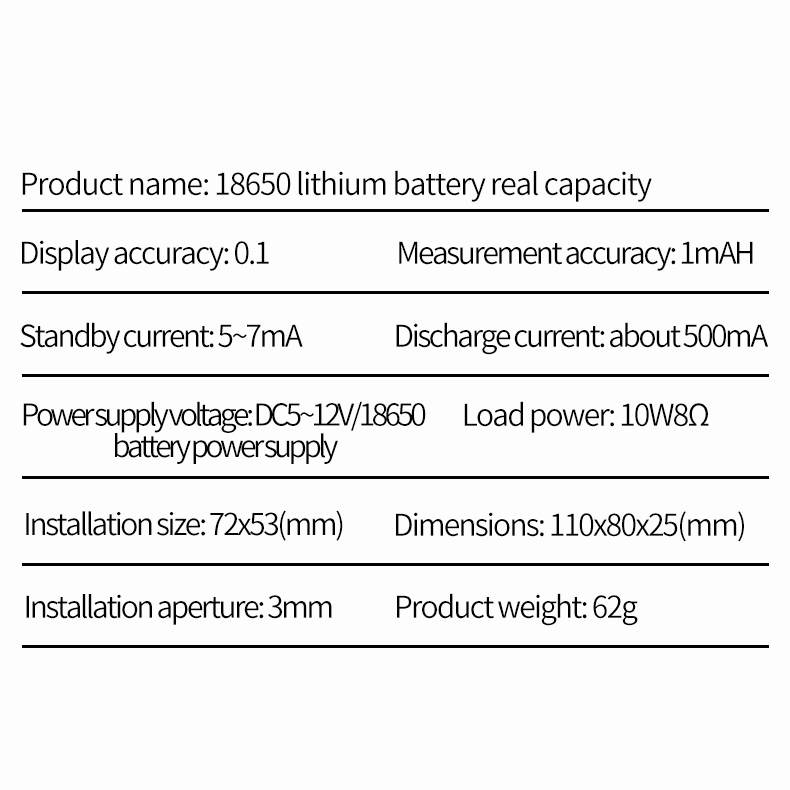 XH-M240 Battery Capacity Tester mAh mWh untuk Pengukuran Digital Baterai Lithium 18650 Adonan Lithium