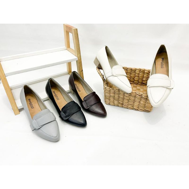 sepatu kulit bhonkshors