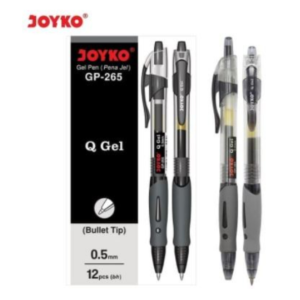 

Pulpen Joyko GP-265 Q Gel - Hitam