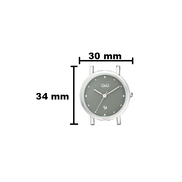 Jam Tangan Wanita Casual Stylist Rantai Stainless Steel Analog Original Q&amp;Q QnQ QQ A419 Series