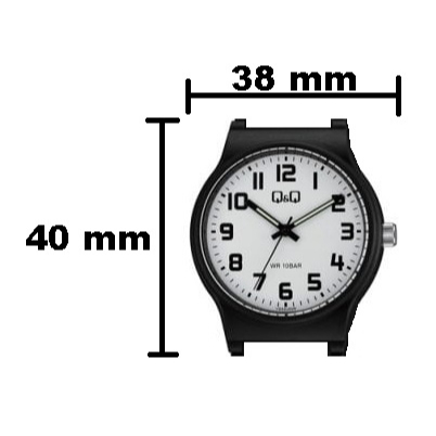 Jam Tangan Pria Sporty Casual Rubber Analog Original Q&amp;Q QnQ QQ VS50 VS50J Series