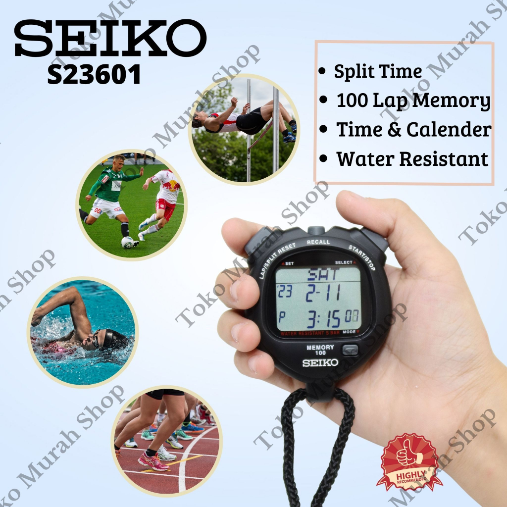 Stopwatch Seiko S23601p Original