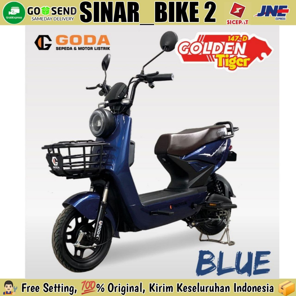 Sepeda Listrik GODA GOLDEN TIGER 147 D &amp; 147 DS 500 Watt Electric Bike