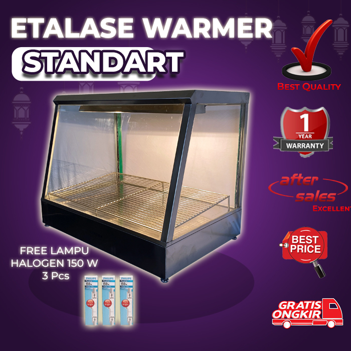 Etalase Ayam Goreng  / Showcase Fried Chicken / Food Display / Etalase Food Warmer / Food Display Wa