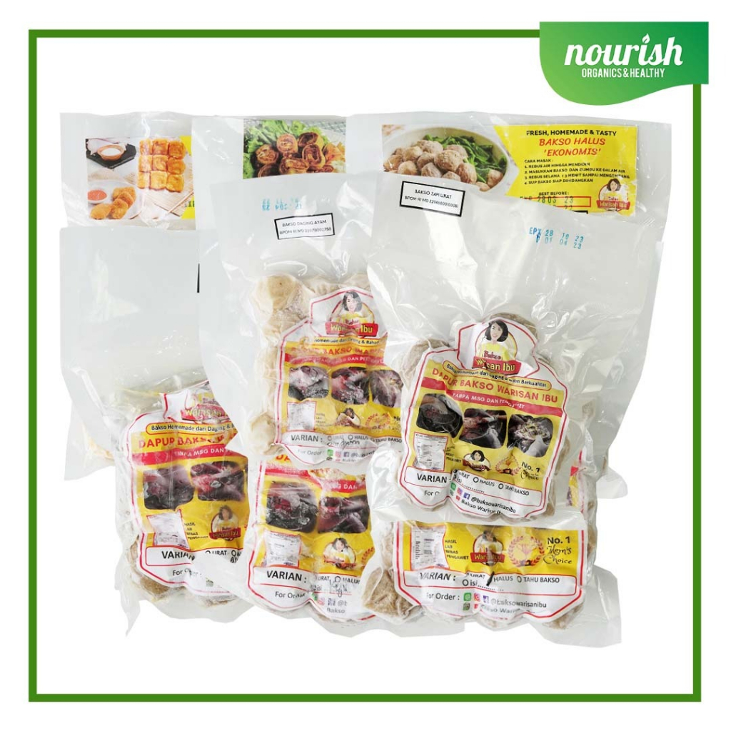 

Bakso Warisan Ibu - Plus Kuah (NO MSG,HALAL,Tanpa Pengawet)