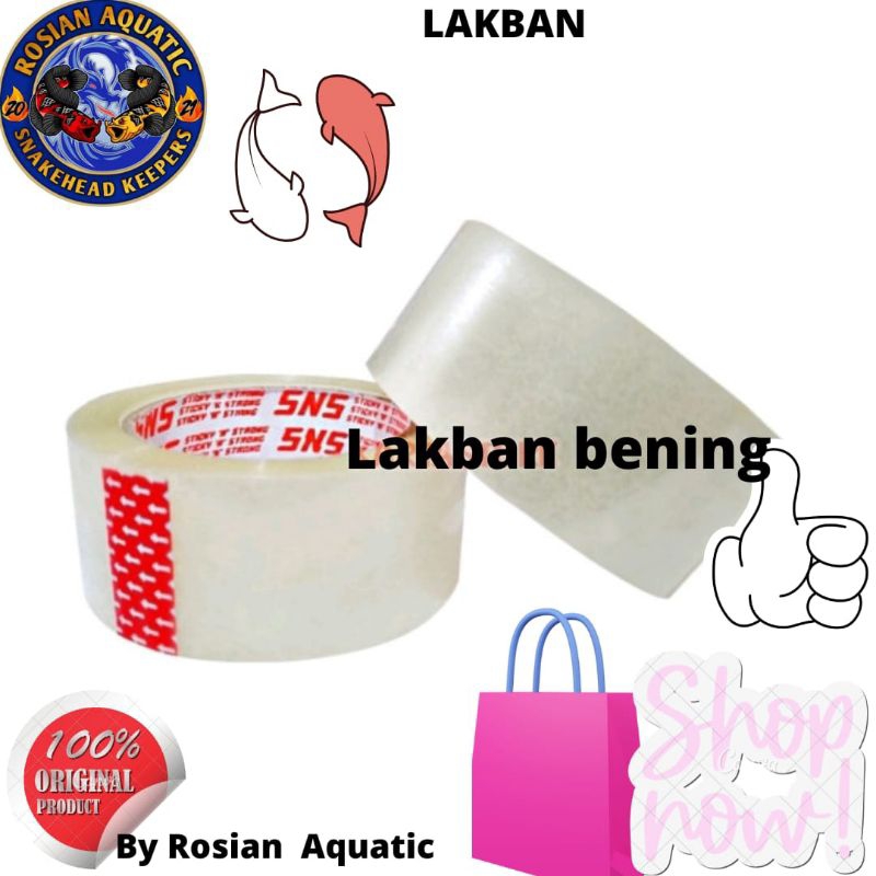 

LAKBAN BENING 100 YARD X 2 INCH KUALITAS DIAMARU