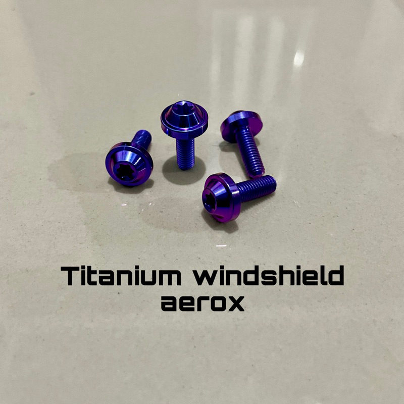 Baut Titanium Windshield / Visor Yamaha Aerox