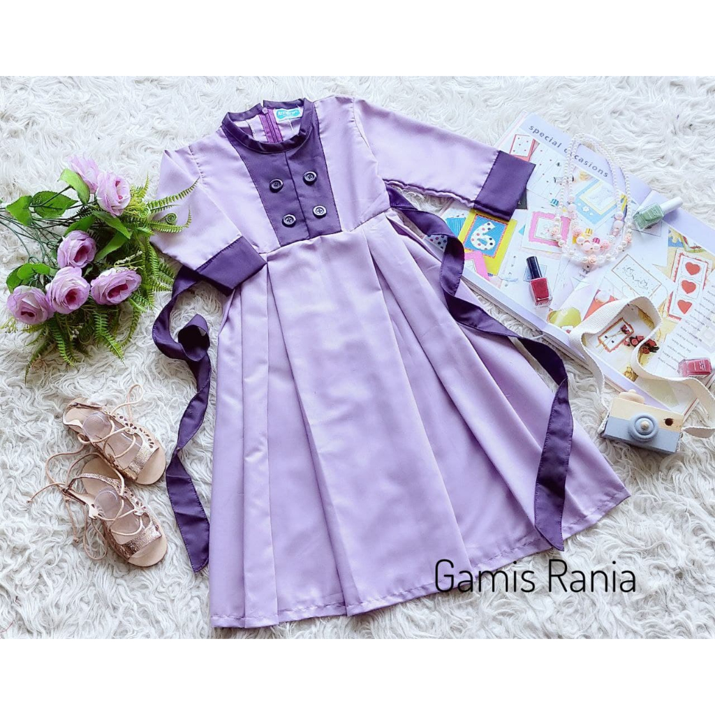 Gamis Naura / Gamis Brokat Anak dan Dewasa / Gamis Anak / Gamis Kekinian  / Gamis Lebaran / Gamis Br