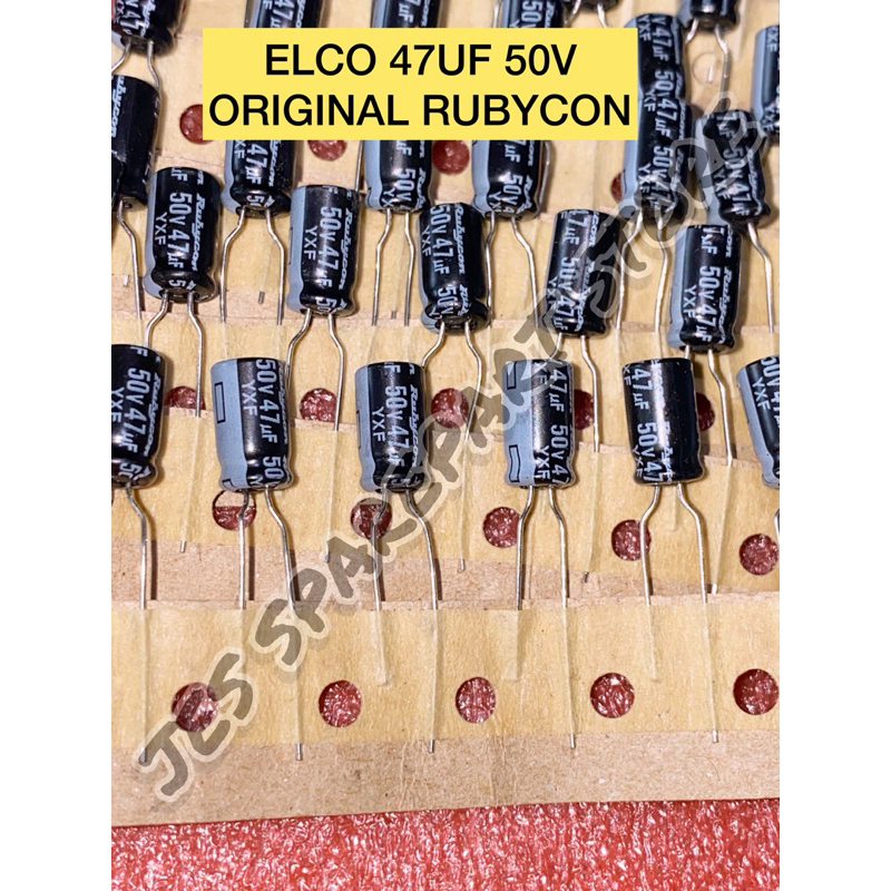 ELCO 47UF 50V RUBYCON