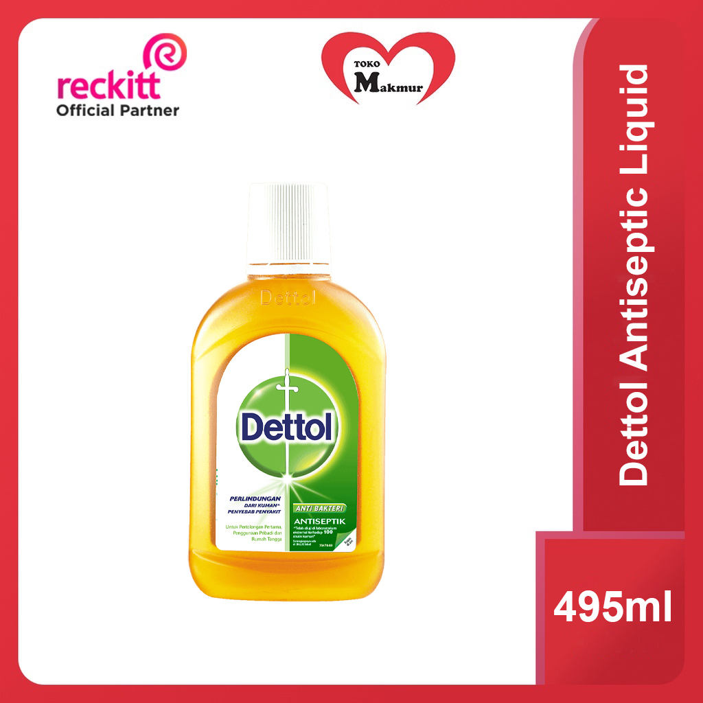 Dettol Antiseptic Liquid 495ml + Bubble Wrap / Toko Makmur Online